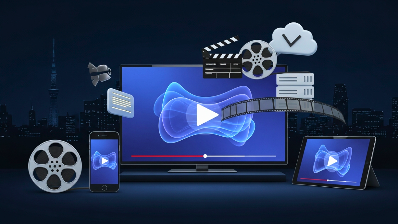 Netflix×ワーナー買収で日本の視聴者に起こる変化を示す配信イメージ画像です。