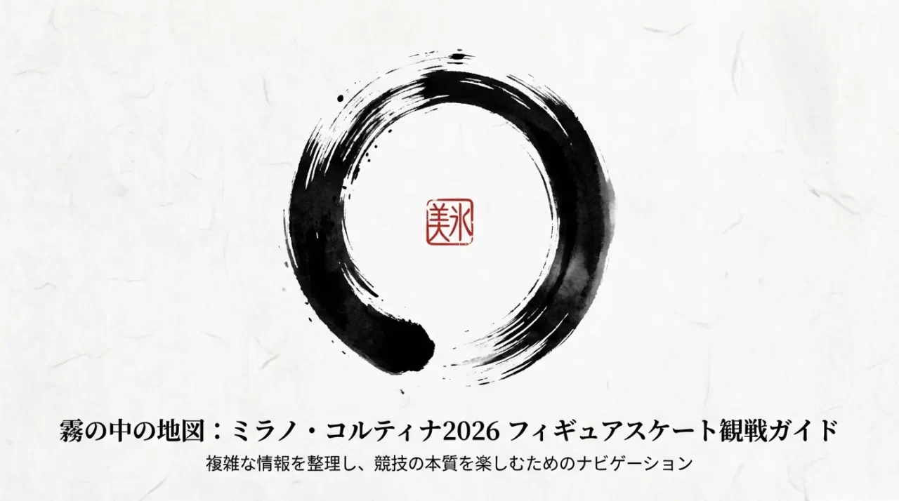 ミラノ・コルティナ冬季五輪2026 フィギュアスケートの開催中のナビゲーションをイメージしました。